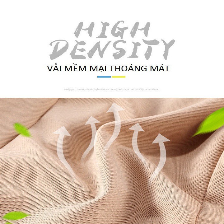 Bộ Gối Đầu Và Tựa Lưng Cao Su Non Trên Xe Hơi - Lucky Bobi Cao Cấp