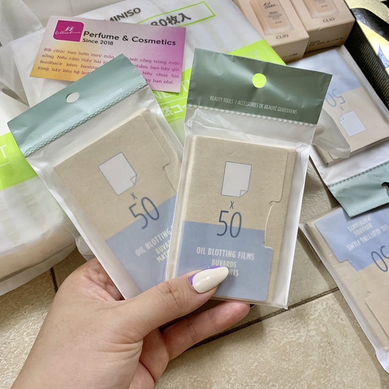 Giấy thấm dầu Oil Control Films The Face Shop 50 miếng