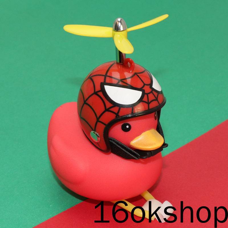 Vịt Con Nhồi Bông Màu Đỏ Đáng Yêu Dễ Thương