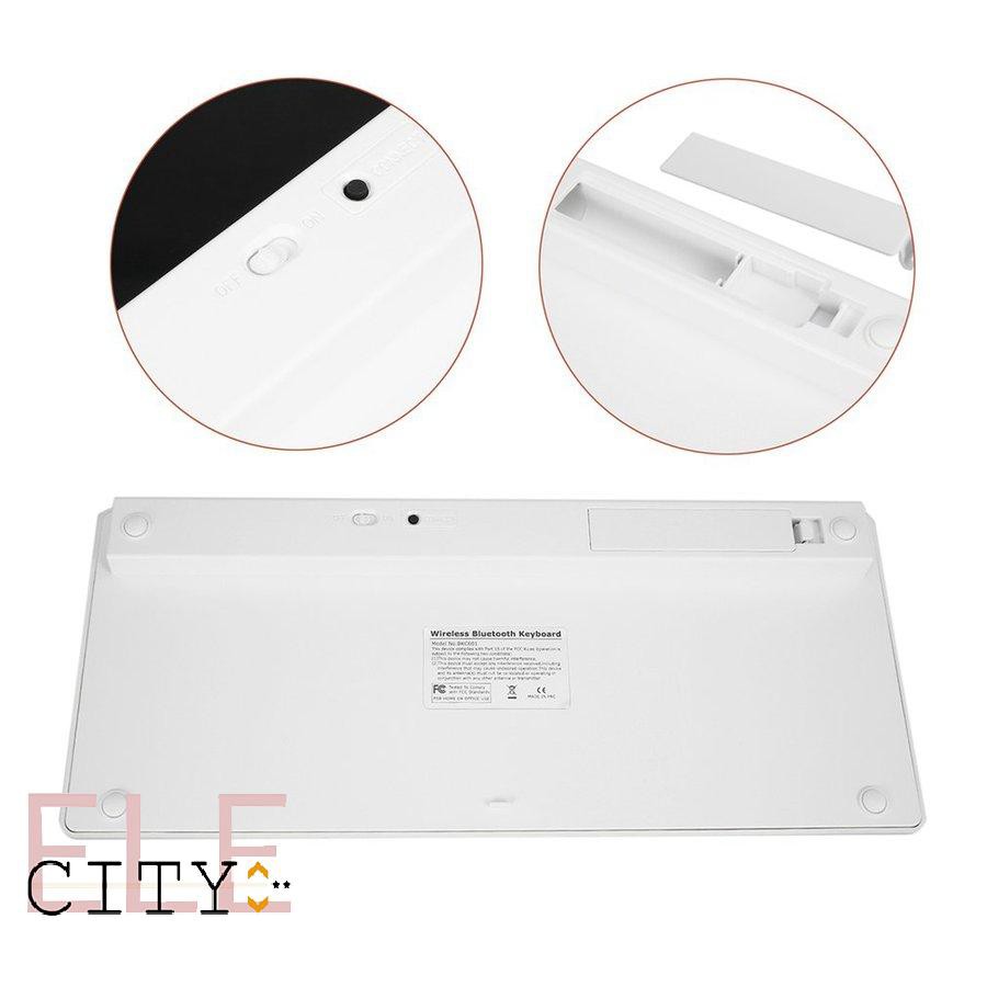 Bàn Phím Không Dây Siêu Mỏng 107ele Cho Ipad Mini / Mac