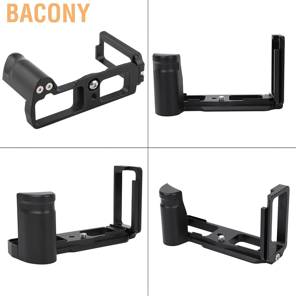 Bacony Metal Quick Release Plate L Bracket Hand Grip for Olympus OMD/EM5 MARK II Mirrorless Camera