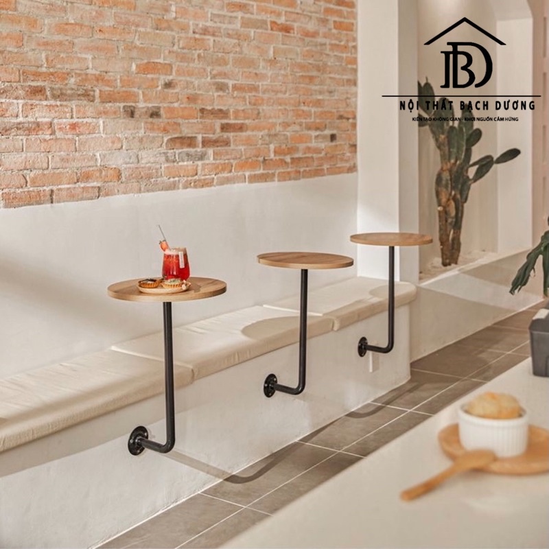 Bàn gắn tường, bàn cafe