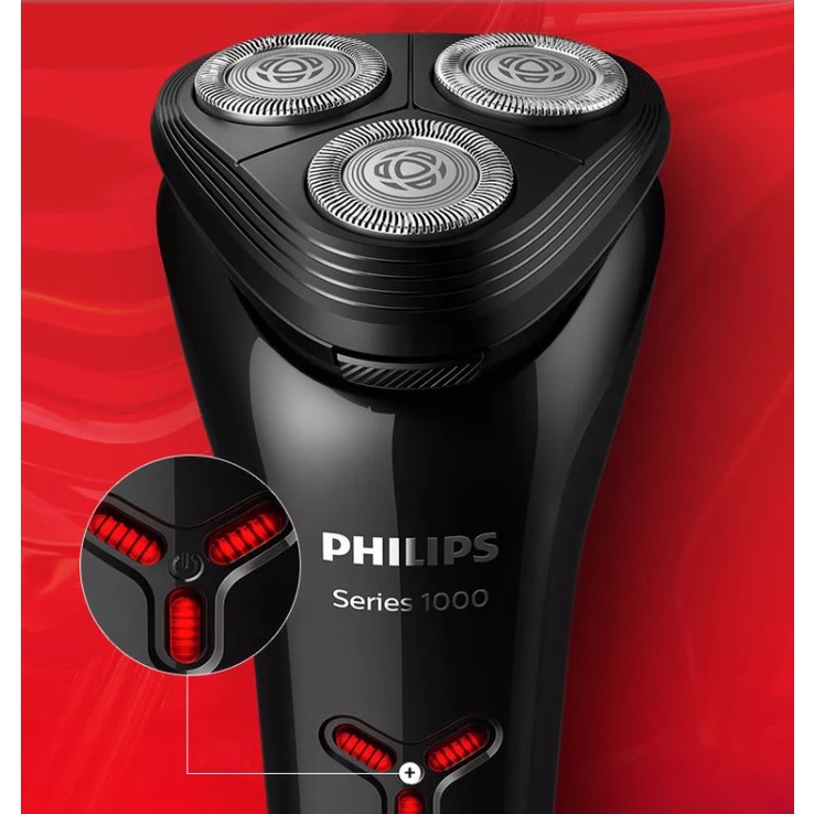 Máy cạo râu khô & ướt du lịch Philips S1103/02, an toàn cho da, bảo hành 2 năm | Hàng chính hãng