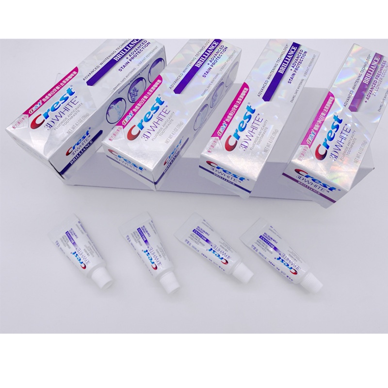 Kem đánh răng Crest 3D Brilliance làm trắng răng tiên tiến vị bạc hà sôi động bản Trung - Mỹ