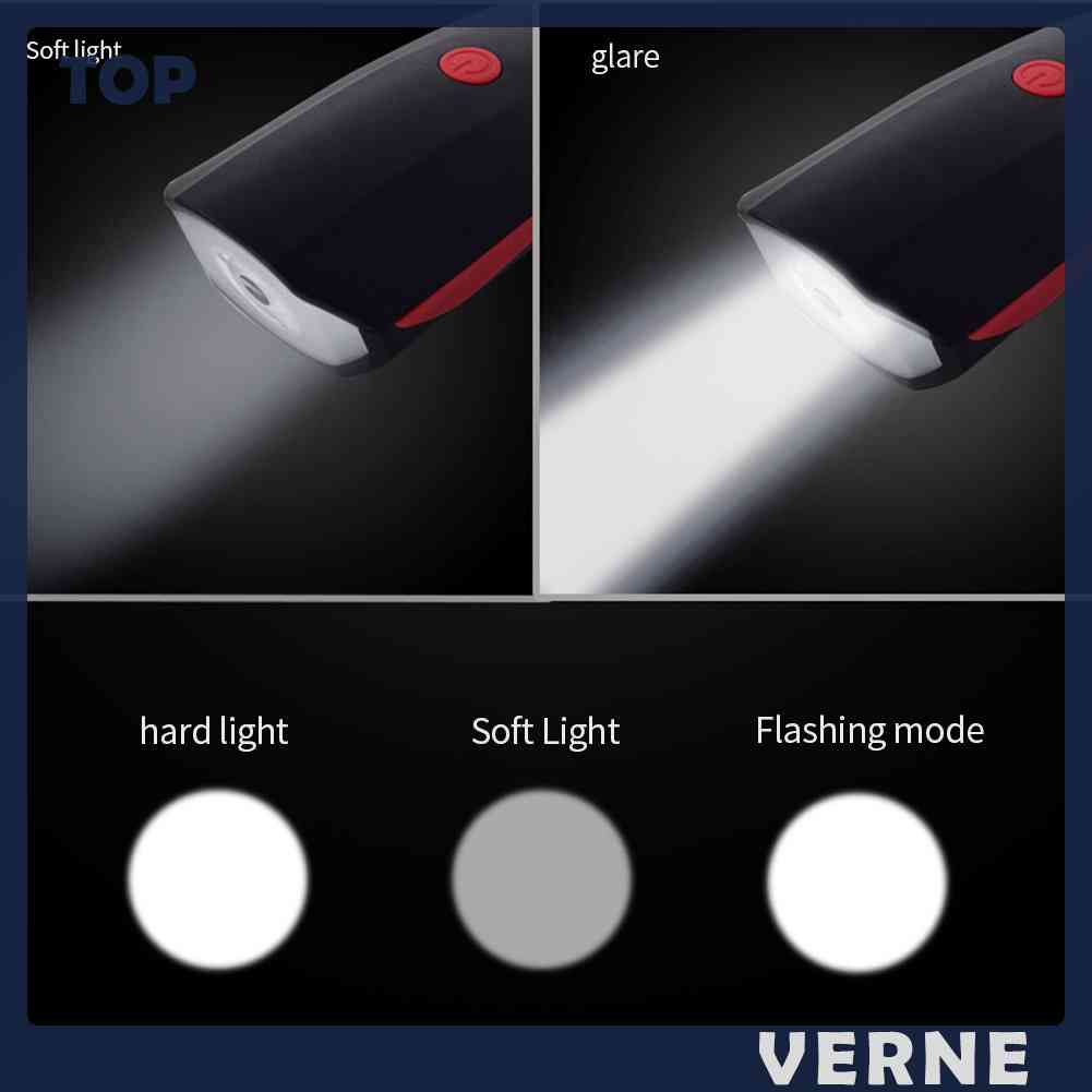 Đèn Pha LED VERNE 5W 240LM XPG Chống Thấm Nước Có Thể Sạc Lại Kèm Còi Cho Xe Đạp