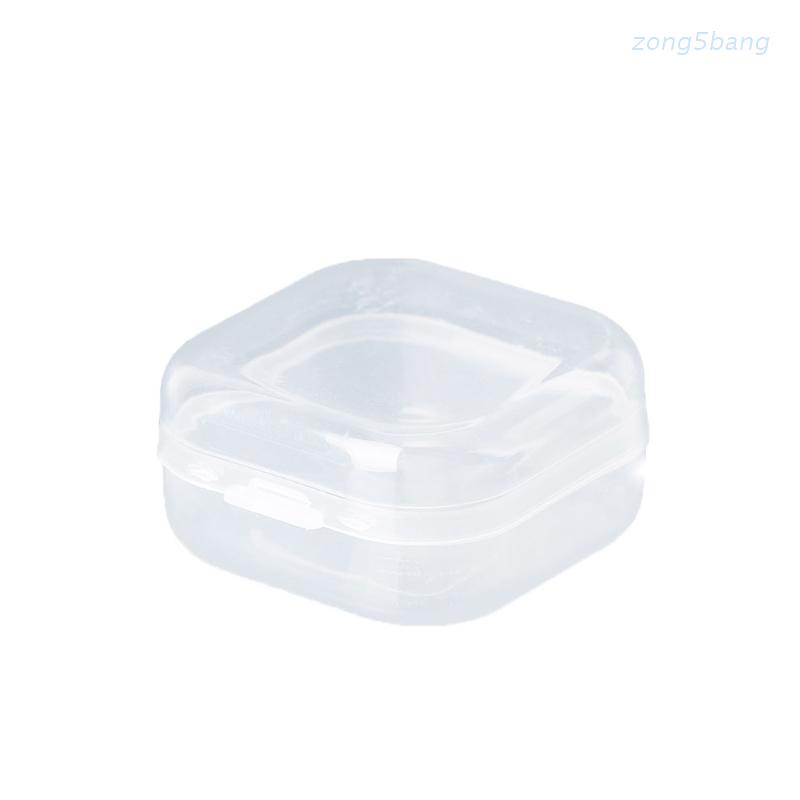 Hộp Nhựa Trong Suốt Hình Vuông Đựng Trang Sức Tiện Dụng