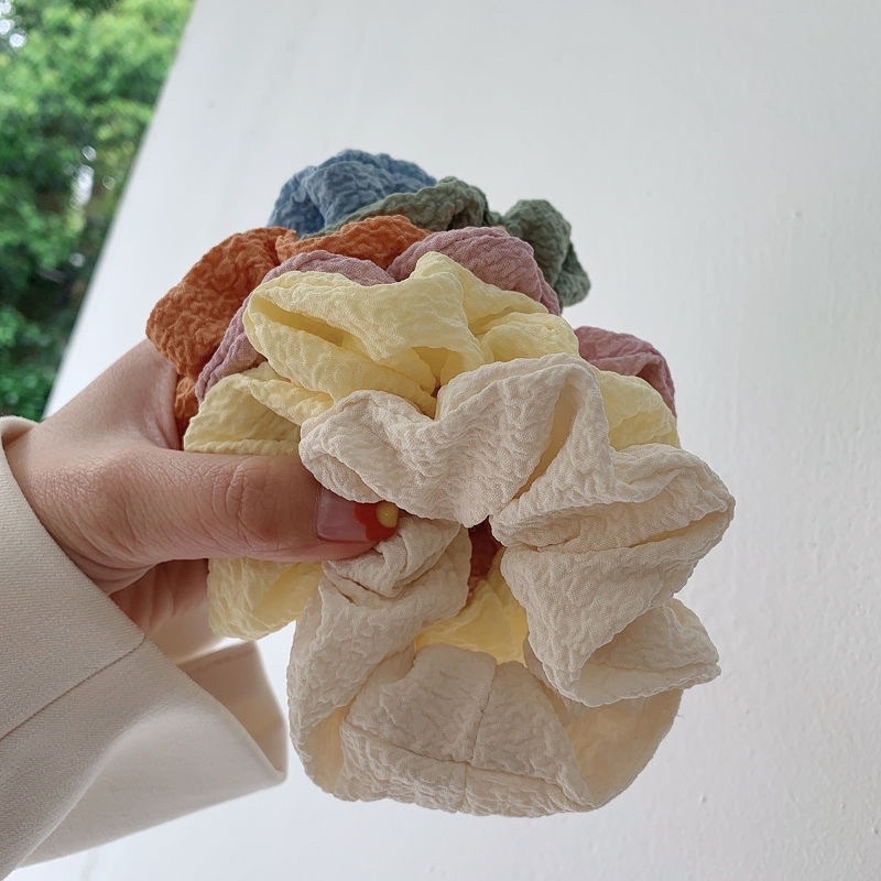PVN43517 Dây Buộc Tóc Cỡ Lớn Phong Cách Mori Hàn Quốc Xinh Xắn Dành Cho Nữ