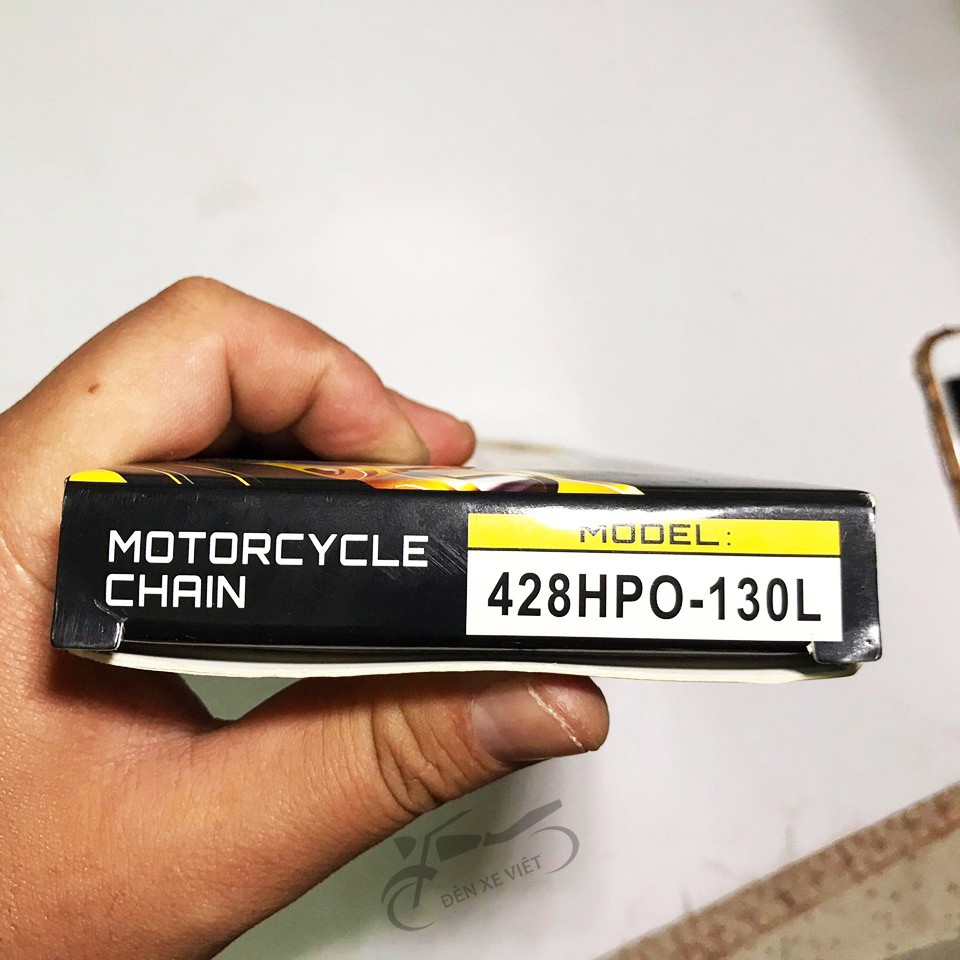 Bộ Nhông xích đĩa Nhông sên dĩa Exciter 150 cc Nhông đỏ 42-14T xích vàng 10 ly CÓ PHỚT CAO SU 130 mắt chính. hãng. X1R