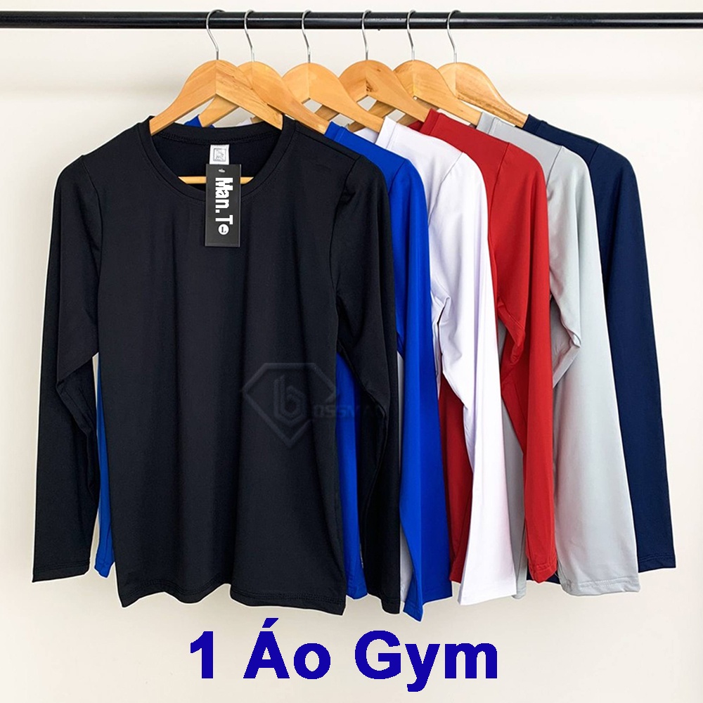 Áo thun Nam – Áo thun tay dài Giữ nhiệt thể thao cao cấp – Chuẩn gym - Thun lạnh M031 XM