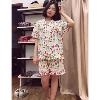 Set đồ bộ mặc ngủ siêu mát