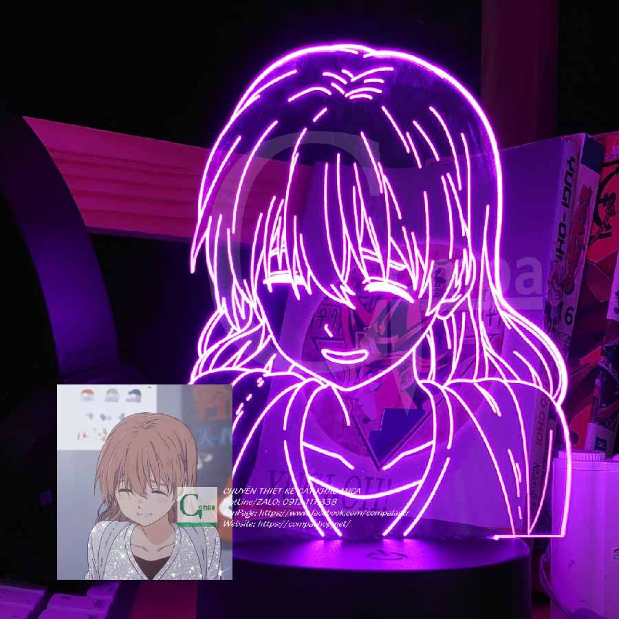 Đèn Ngủ A Silent Voice Shoko Nishimiya AASV0101 16 màu tùy chỉnh quà tặng sinh nhật, quà tặng độc đáo
