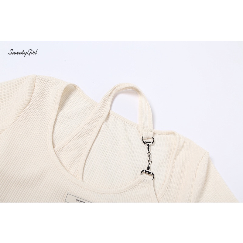 Áo Thun Tay Ngắn Hở Rốn Màu Trơn Thời Trang Dành Cho Nữ 2022