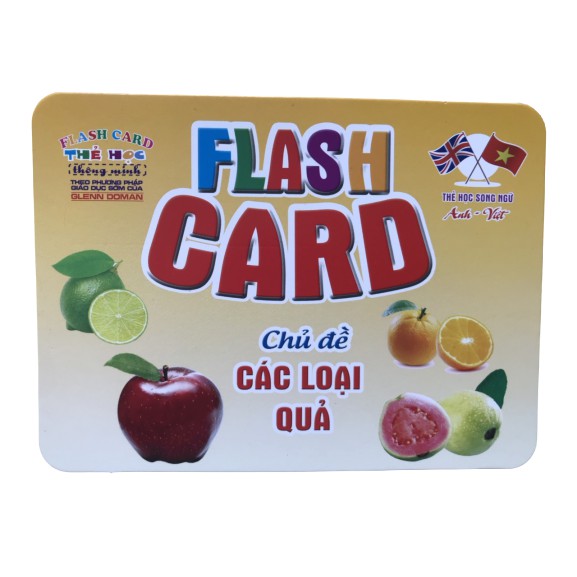 Bộ chủ đề thẻ học thông minh 12*16cm Flashcard Glenn Doman