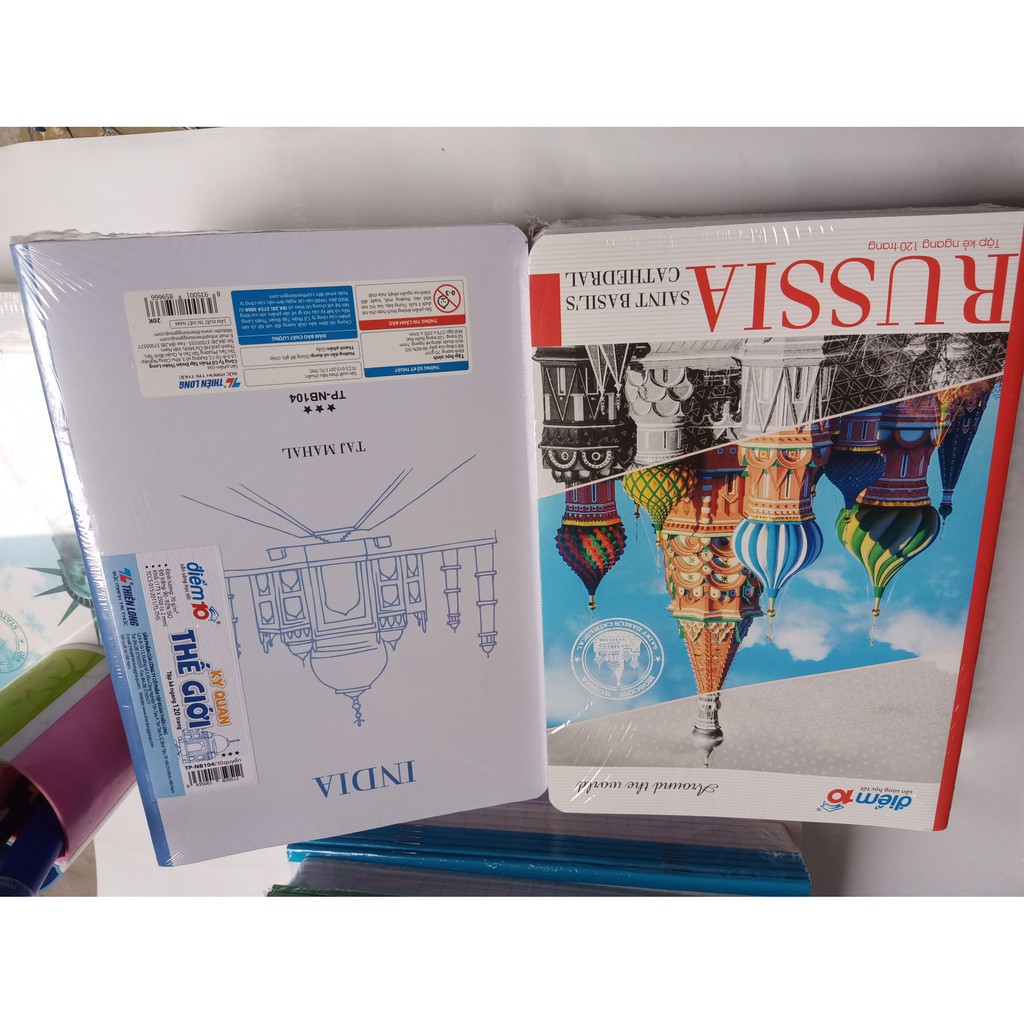 Vở kẻ ngang Thiên.Long 72tr,80tr,120tr