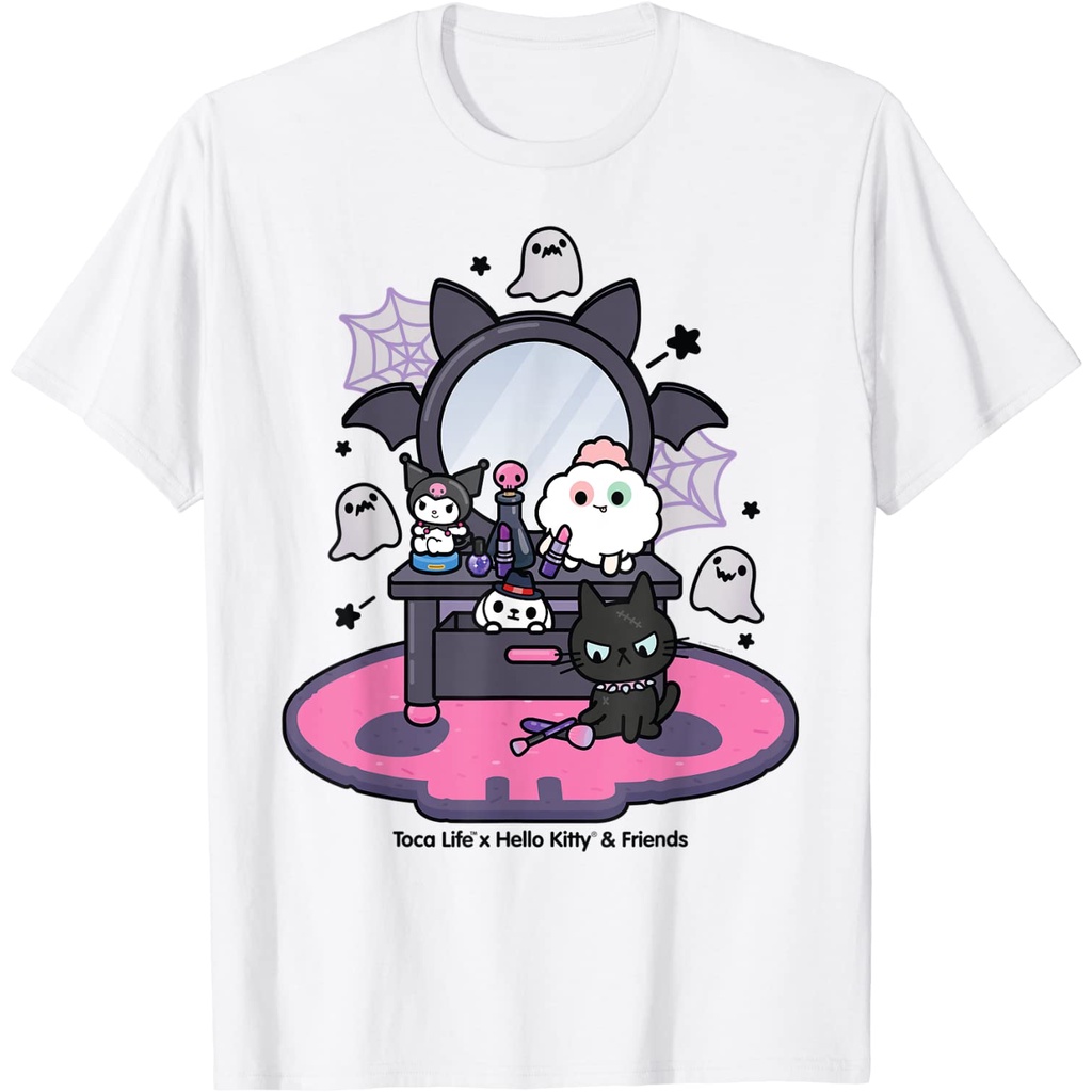 Toca Áo Thun Tay Ngắn In Hình Mèo Hello Kitty Dễ Thương Cho Bạn Gái