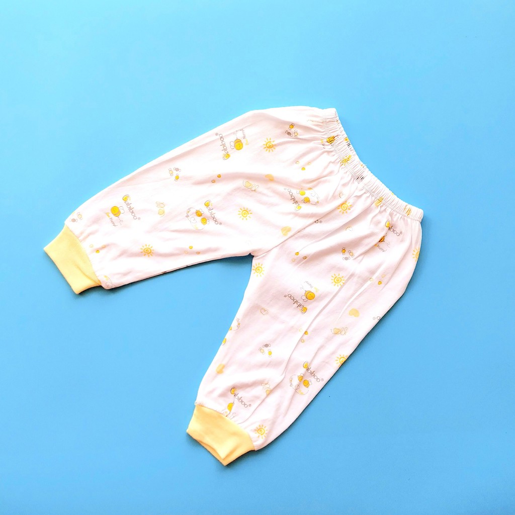 Quần sơ sinh dài Babiboo 100% cotton cho bé BB44N