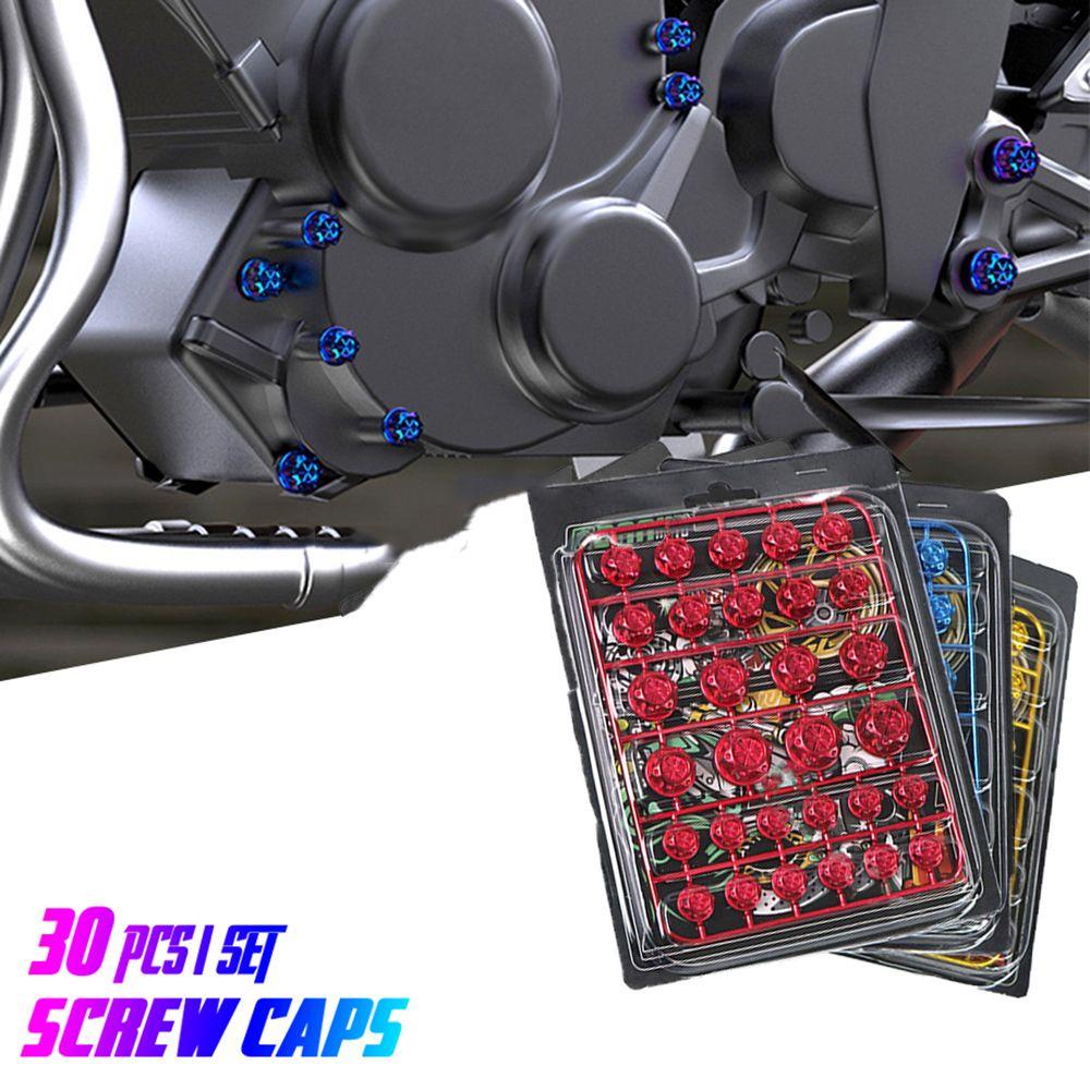 PISTA Set 30 Nắp Đậy Ốc Vít Xe Mô Tô Chuyên Dụng