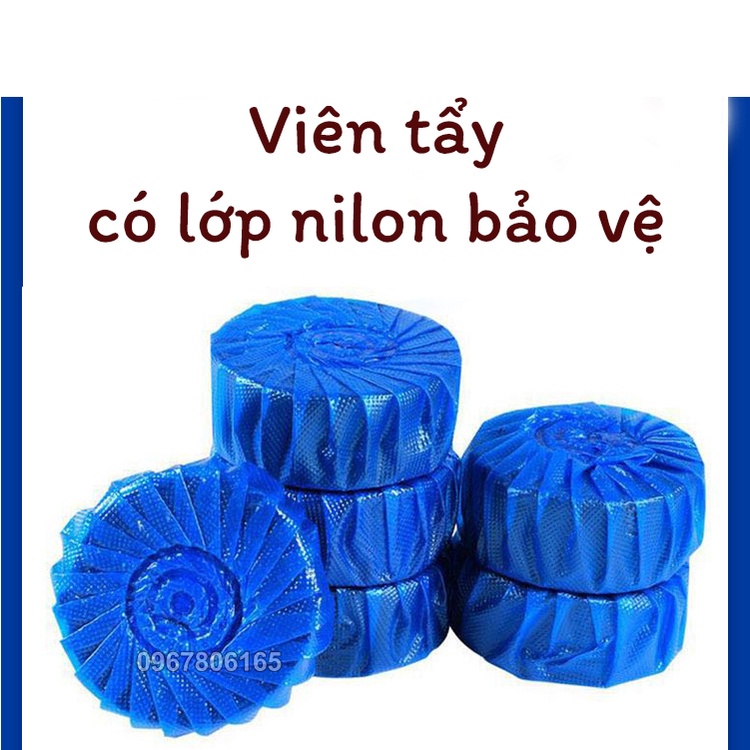 Viên Tẩy Rửa Thả Bồn Cầu Khử Mùi Nhà Vệ Sinh (Gói 10v)