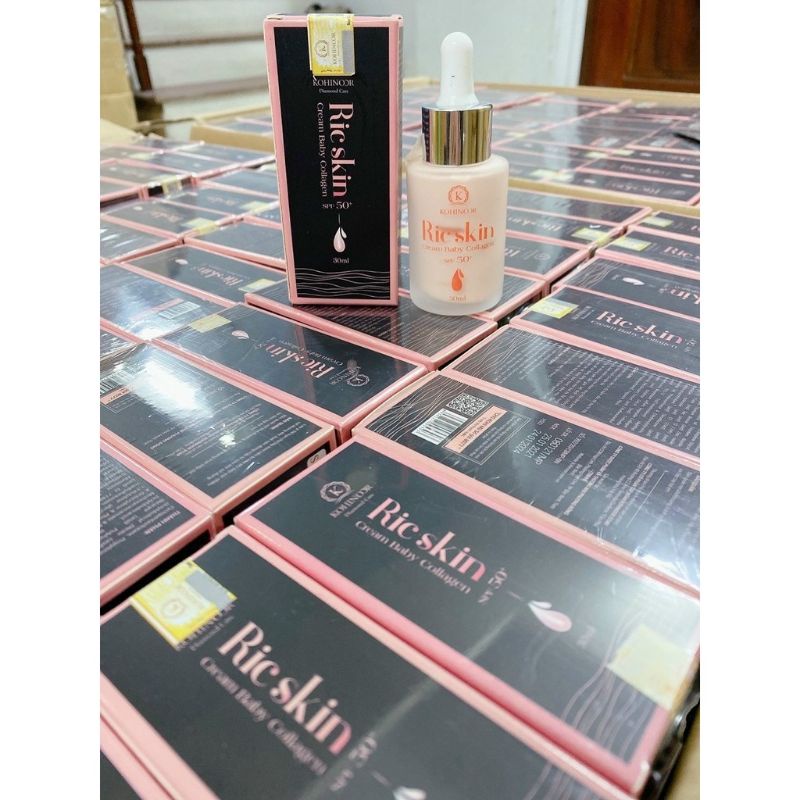 ✔️KEM NỀN CHE KHUYẾT ĐIỂM RIC SKIN CREAM BABY COLLAGEN ✔️