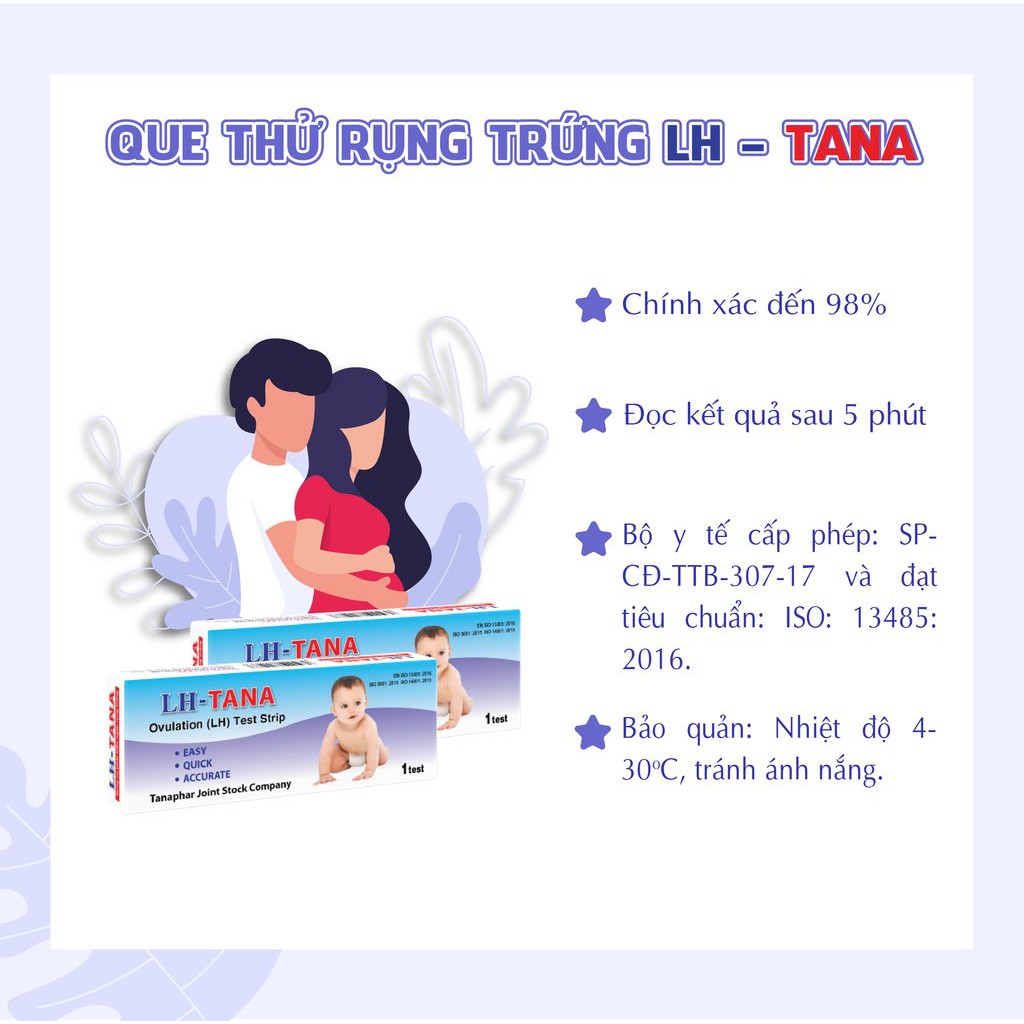 Que thử ngày rụng trứng LH - Tana (Tanaphar)