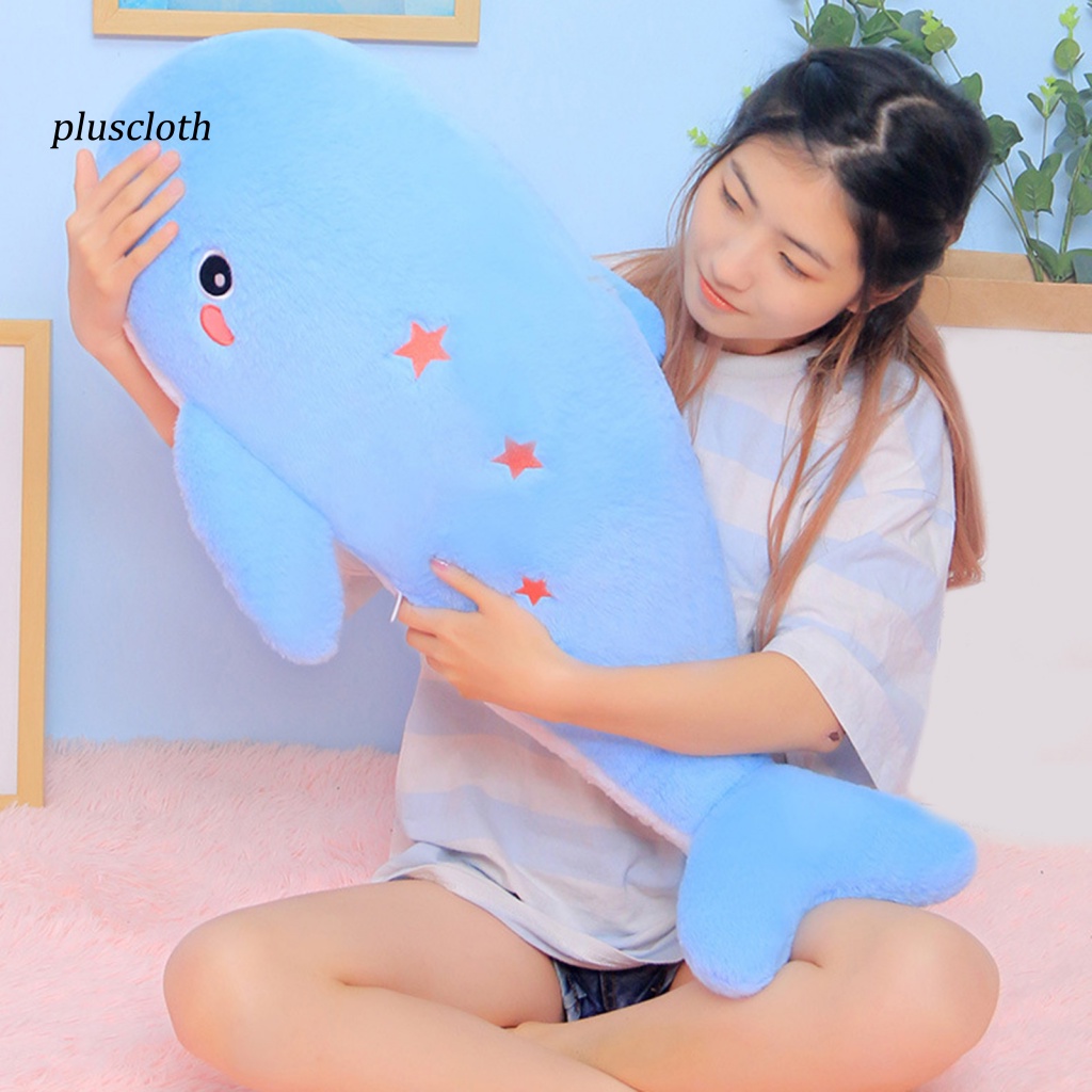 Cá Voi Nhồi Bông Mềm Có Khóa Kéo Dễ Thương Cho Bé