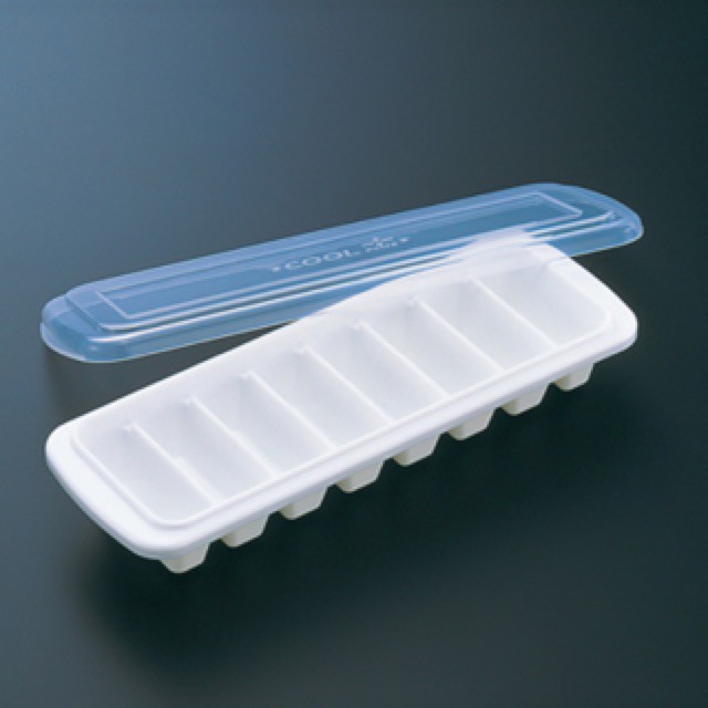 Khay đá 8 thanh có nắp đậy Inomata - Ice Tray - Made in Japan - KBN 503163