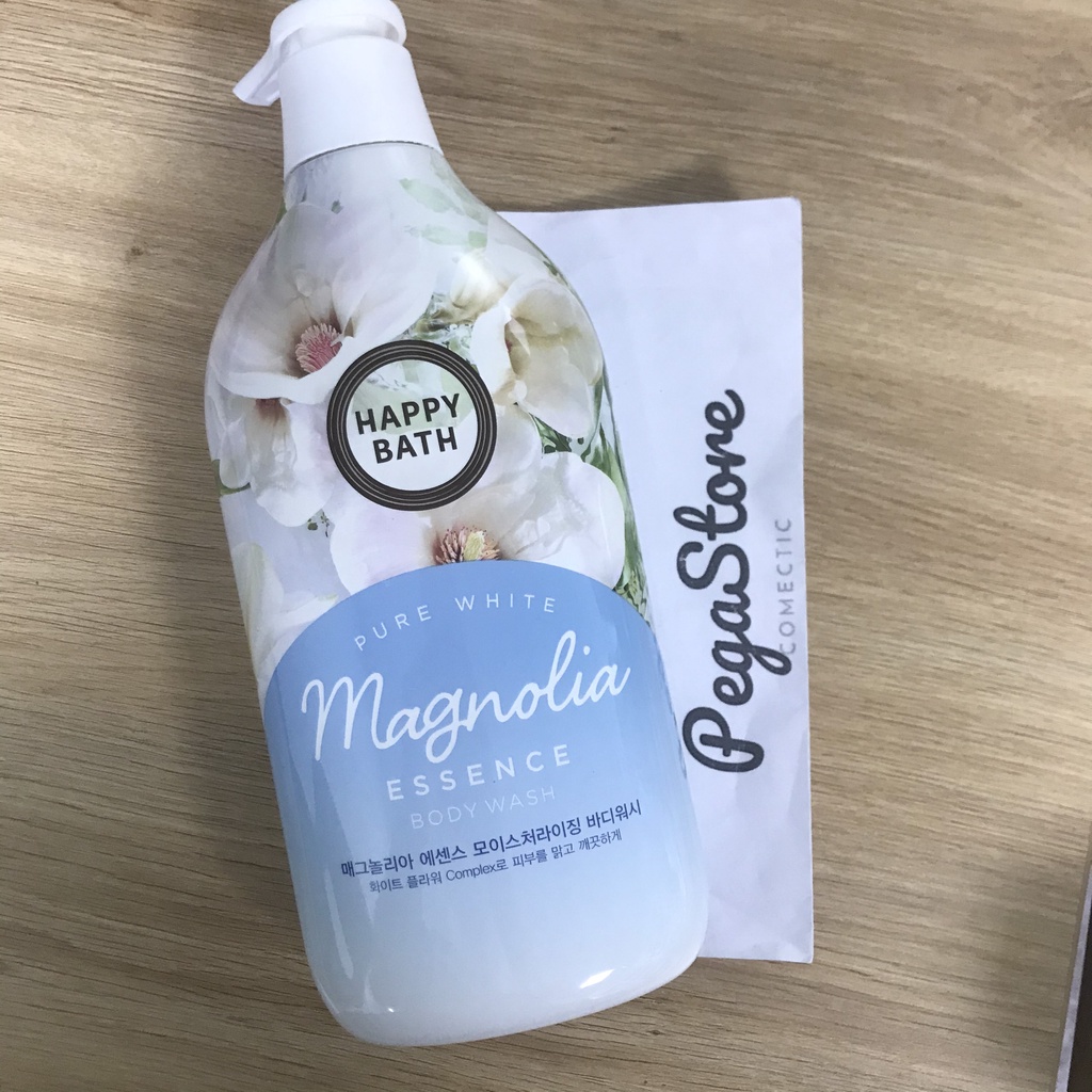 Sữa tắm hương nước hoa HAPPY BATH  hoa Lúa Mạch/Mộc Lan/Bông Gòn/Oải Hương/Hoa Hồng 900g