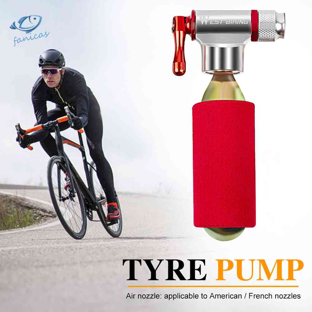 Bơm Xe Đạp Mini CO2 Hiệu Fic WEST BIKING
