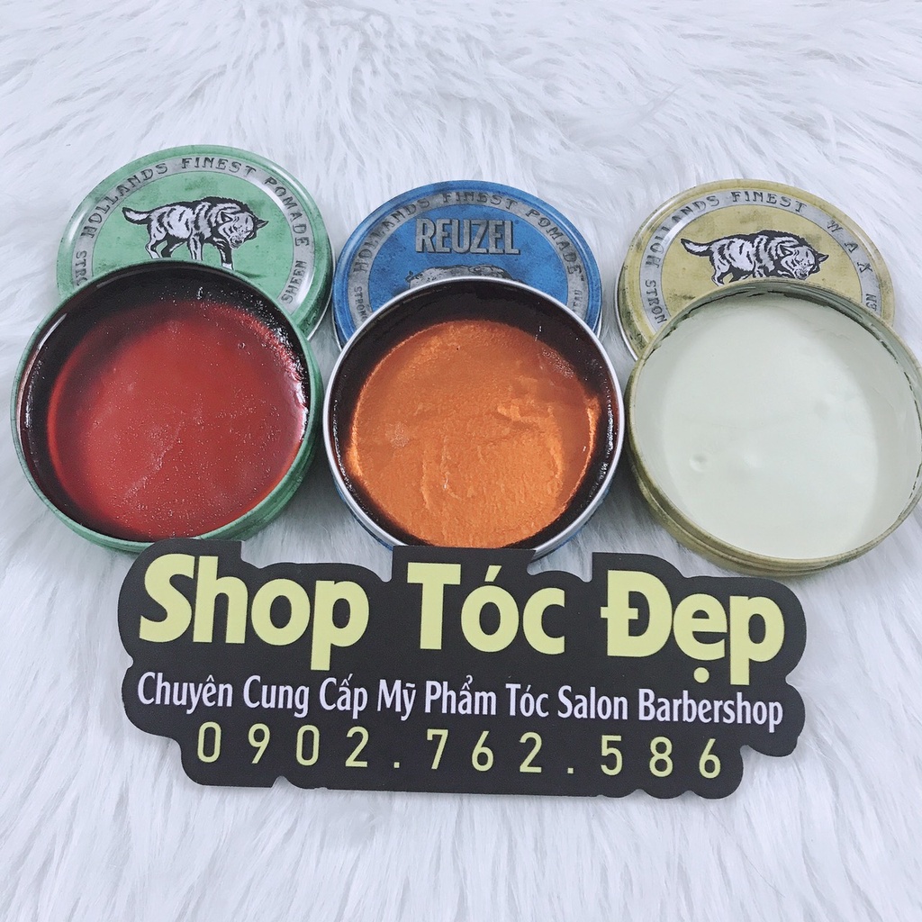 Sáp Tạo Kiểu Tóc Nam Pomade Sawensito Xanh Green+REUZEL HƯƠNG DỪA+Sawensito vàng