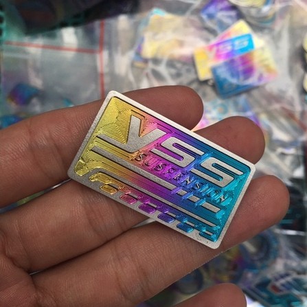 Tem Titan logo các dòng xe Yamaha, Honda, SYM có sẵn keo dán 3M dùng để trang trí làm đẹp nổi bật xế yêu của bạn