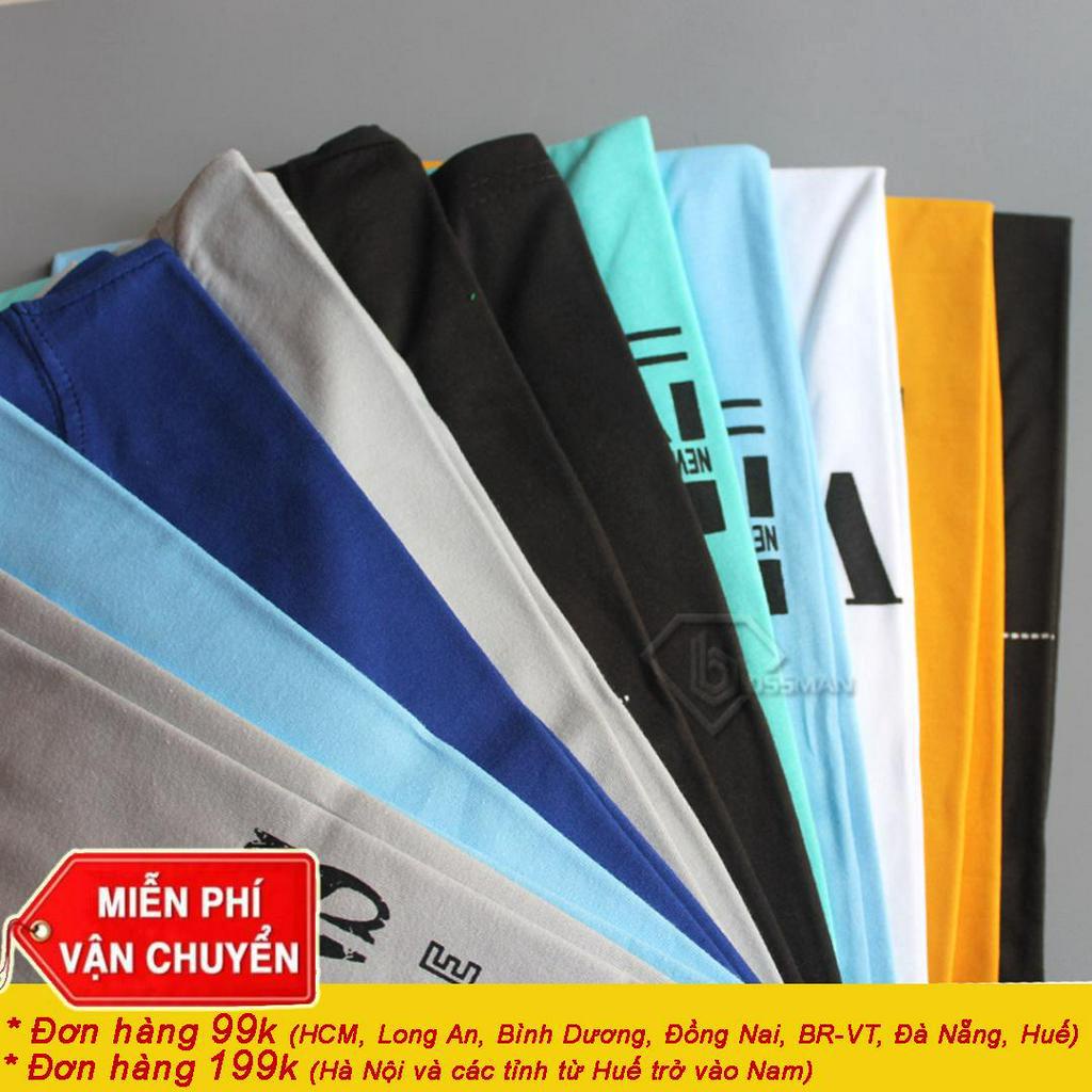 COMBO 7 Áo Thun Nam Cotton BM06 - Màu Ngẫu Nhiên
