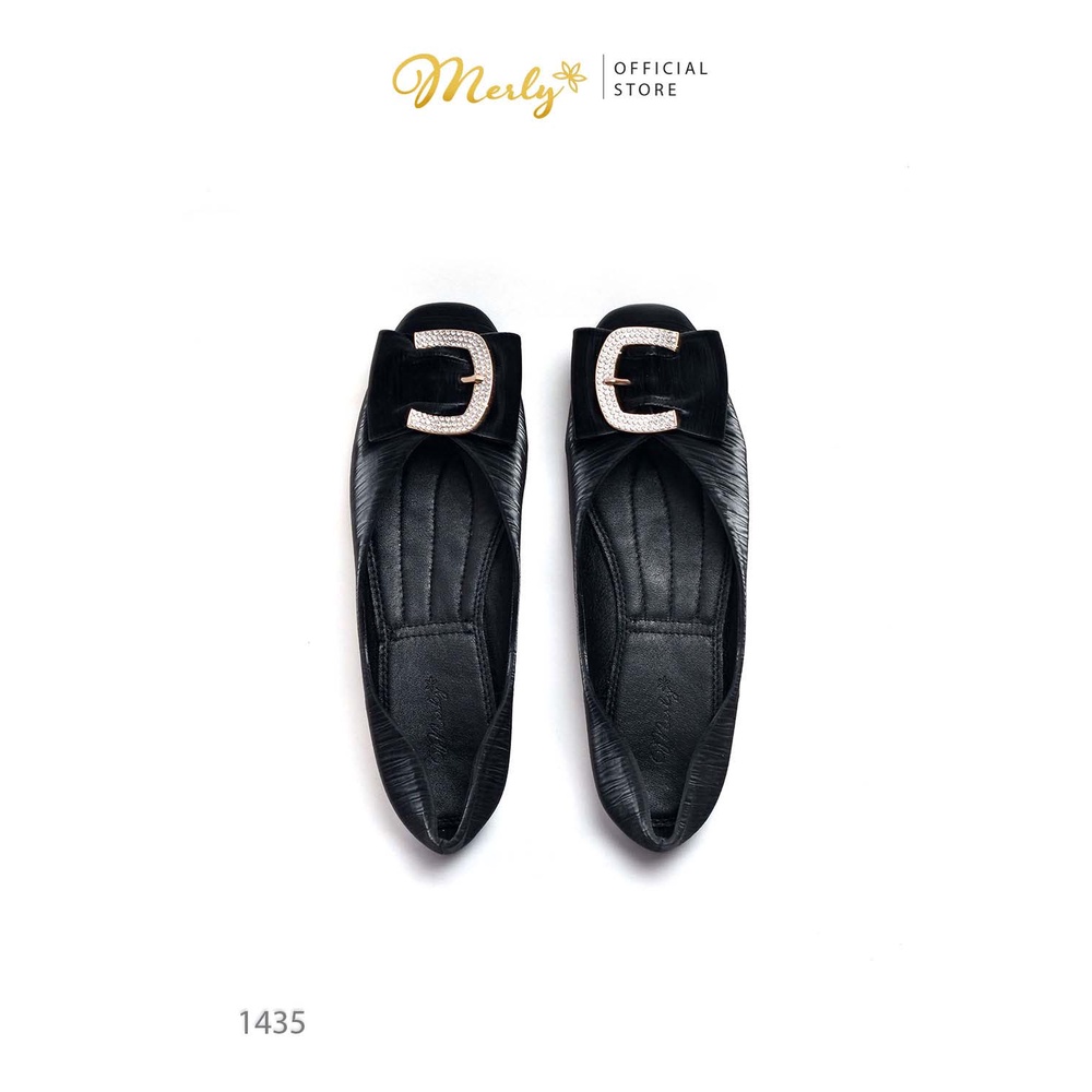 Giày Búp Bê Mũi Tròn Merly 1435, Giày Big Size Nữ
