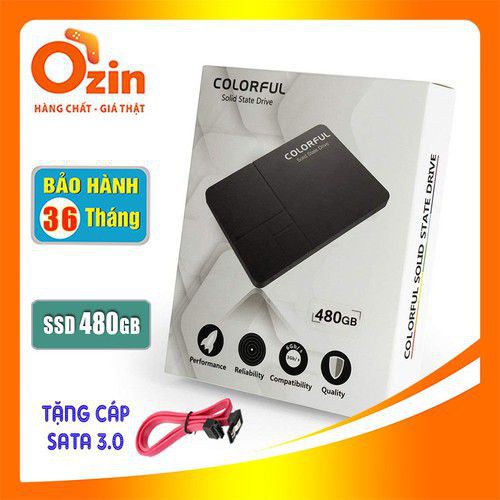 Ổ cứng SSD 480GB Colorful 2.5 inch SATA NWH Phân phối - bảo hành 3 năm | BigBuy360 - bigbuy360.vn