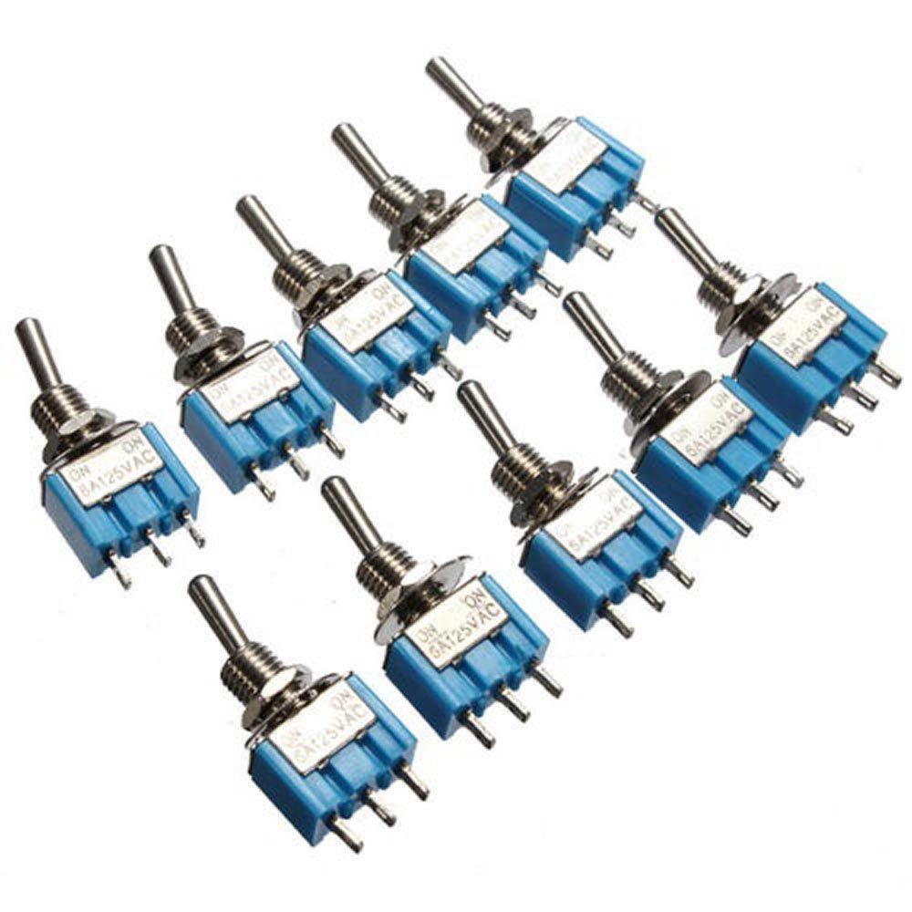 AUGUSTINA Công TắC ON-ON AC 125V 6A Mini 2 Vị Trí