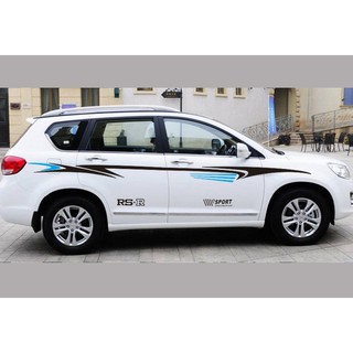 Tem xe ô tô phong cách thể thao TX05 đen xanh