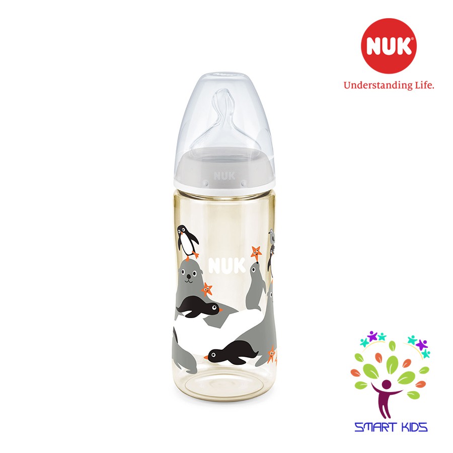 BÌNH SỮA NUK PREMIUM CHOICE+ NHỰA PPSU (ANIMALS) 150ml/300ml