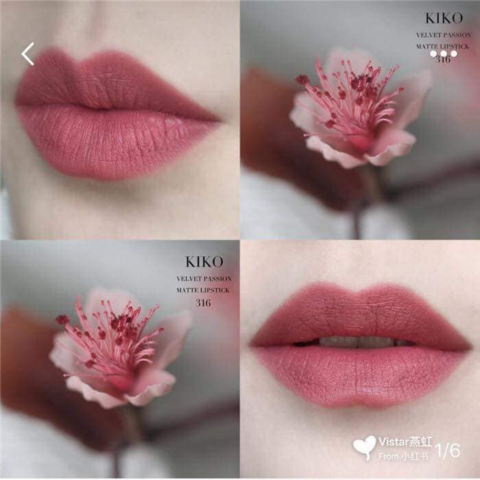 Hàng Đức Son Kiko 316 Vintage Rose – HỒNG ĐẤT CỔ ĐIỂN