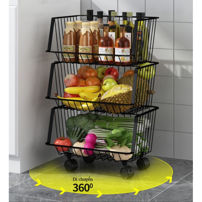 Kệ Rau Củ Đa Năng, Kệ Nhà Bếp - KRDN01 | BigBuy360 - bigbuy360.vn
