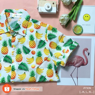 [Yeah1Shop]- Áo sơ mi chuối thơm mới (M, L, XL) (SMHH)