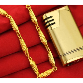 *** Giá Hủy Diệt *** Vòng cổ nam mạ vàng 18k đốt khắc quan thế âm bồ tát trang sức phong thủy tài lộc