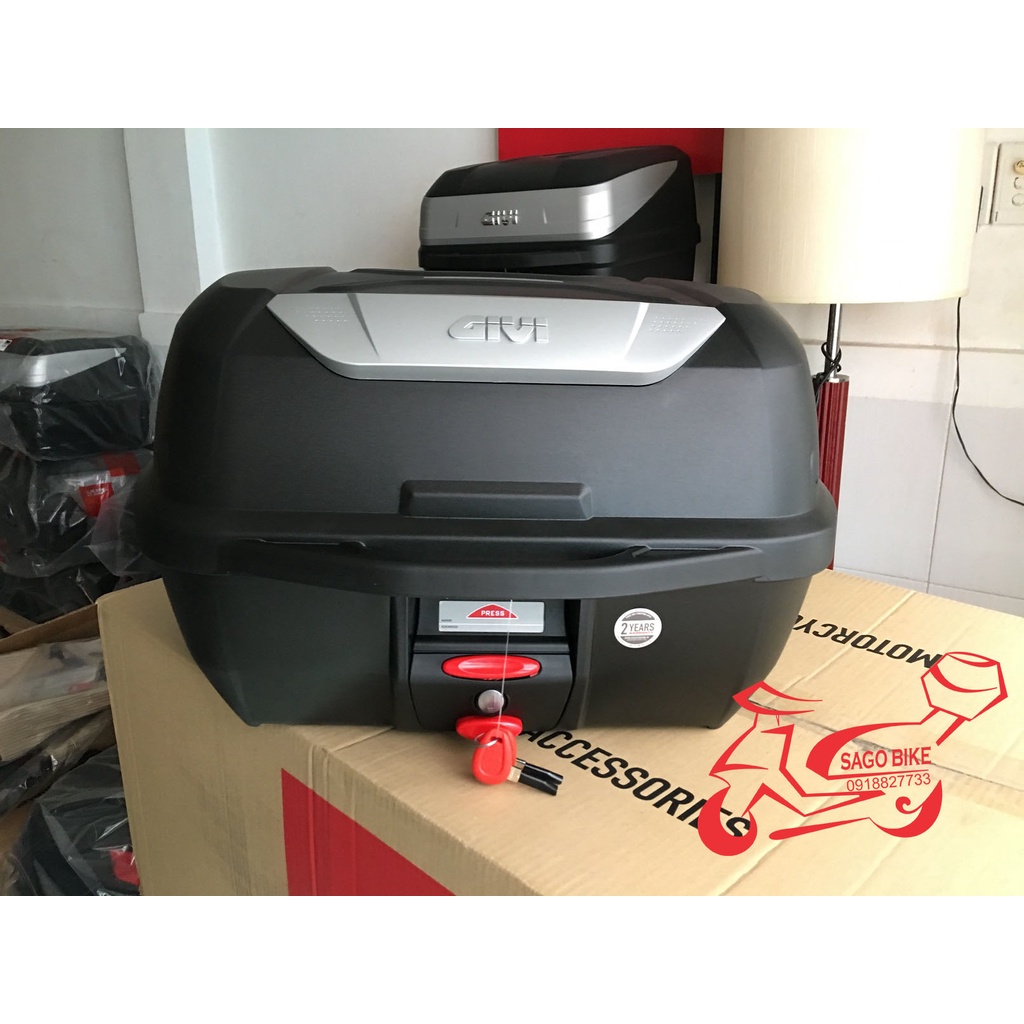 Thùng xe Airblade 150 , thùng Givi E43NTL và baga Air Blade 2020, hàng givi chính hãng, bảo hành 2 năm