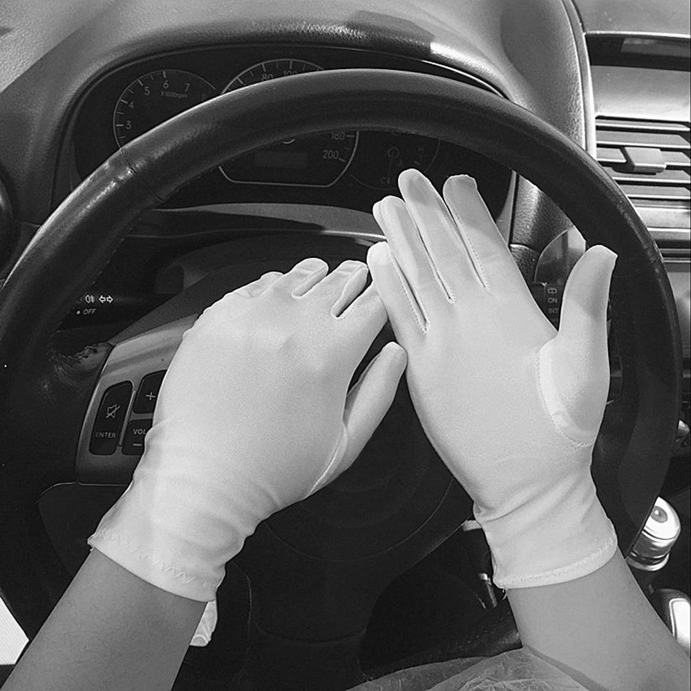 Găng Tay Nhảy Múa Co Giãn Chống Nắng Màu Trơn Dành Cho Nữ Sự Bảo Vệ