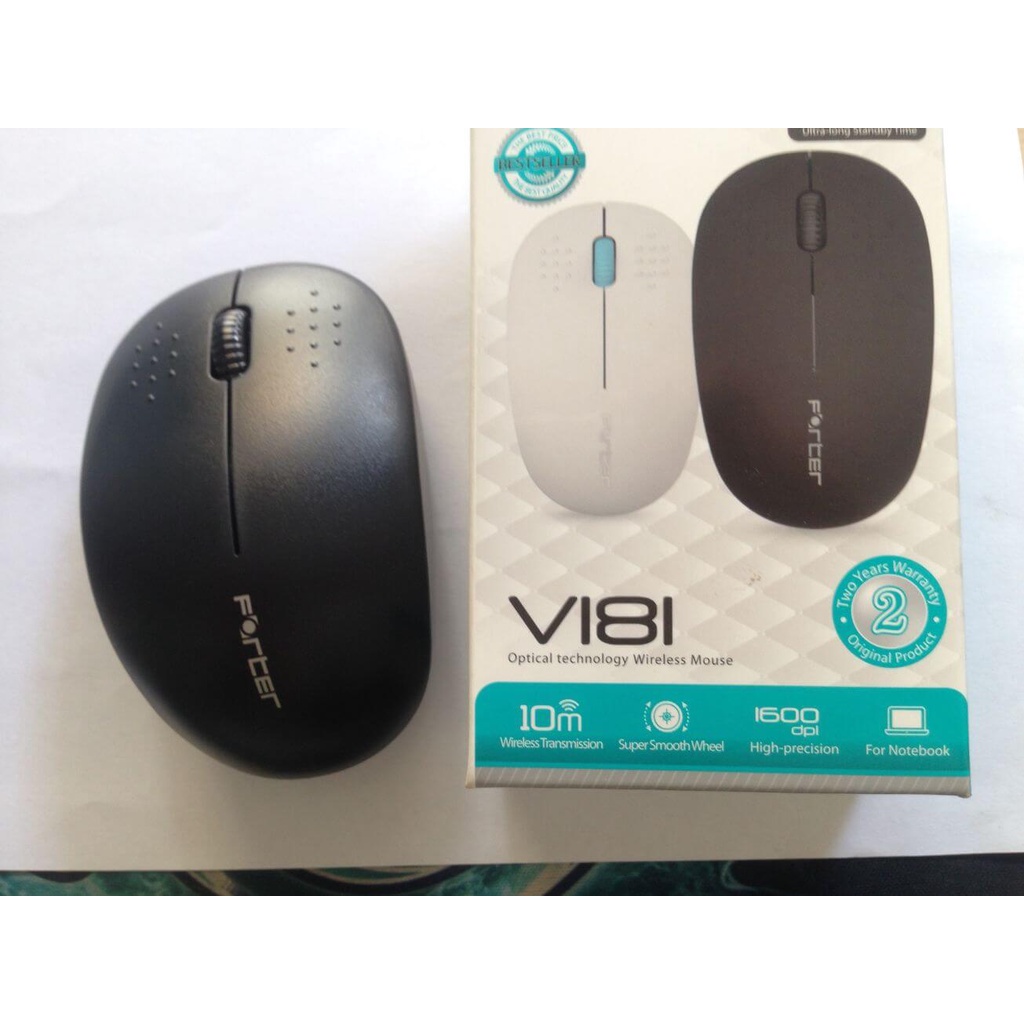 Chuột không dây Forter V181 có pin bh 24 tháng