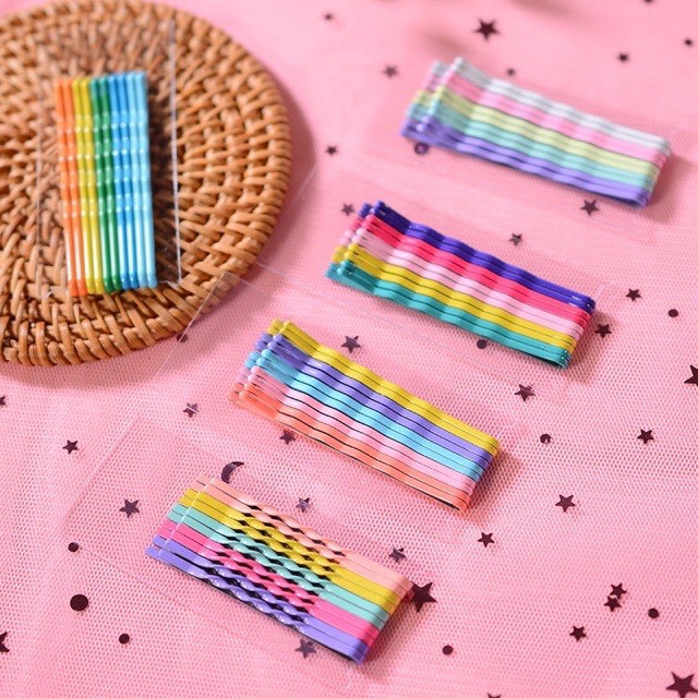 Set 2 bộ Kẹp tăm màu sắc Trend Jennie BlackPink