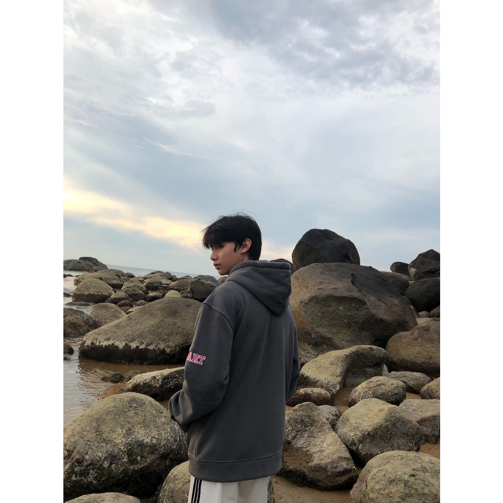 Hoodie dây kéo số 22