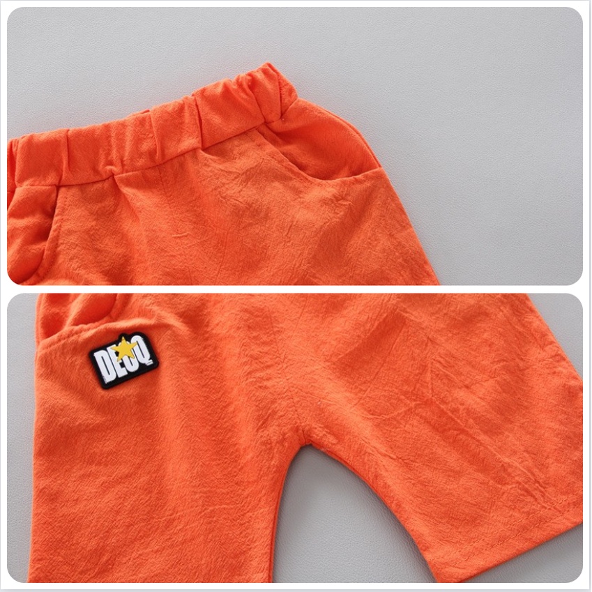 Áo sơ mi tay ngắn cổ đứng hình khủng long và quần ngắn BABEPROUD thời trang mùa hè cho bé trai 1 - 6 tuổi