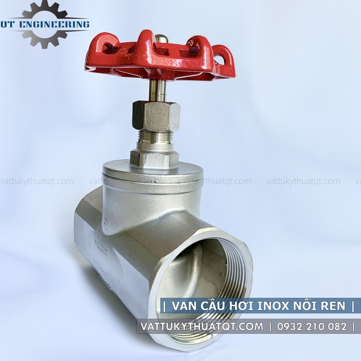 Van Cầu Hơi Nối Ren Inox 304 | DN15-DN50