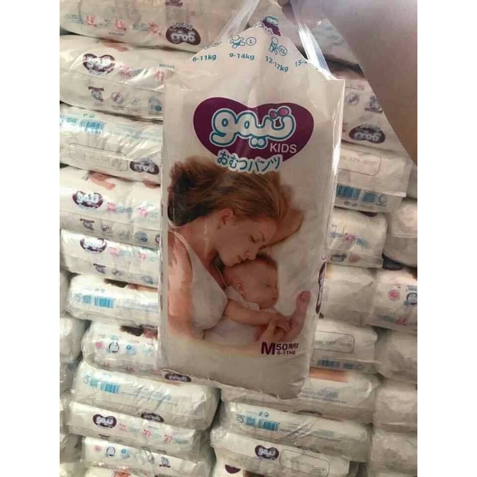 Bỉm quần goukids M/ L/ XL / XXL 100 miếng 2 bịch