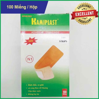 Băng Cá Nhân Xanh Kamiplast (100 miếng/hộp)