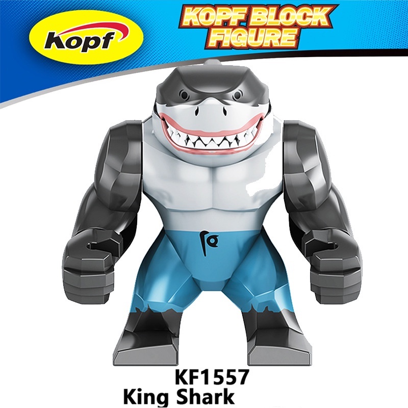 Mô Hình Đồ Chơi Lắp Ráp Nhân Vật Shark King nano